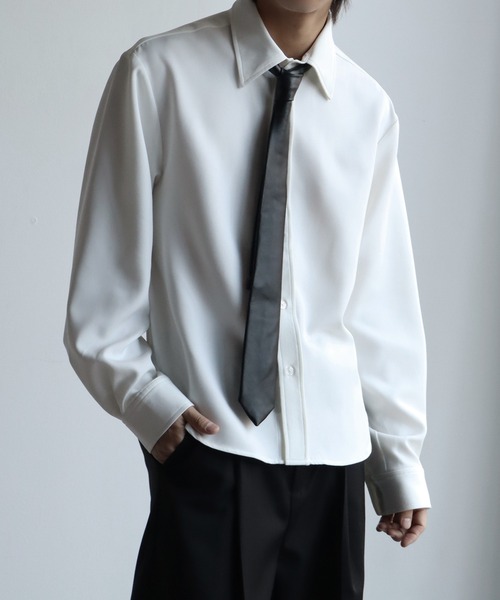 「welise」 長袖シャツ L サックスブルー メンズ_画像6