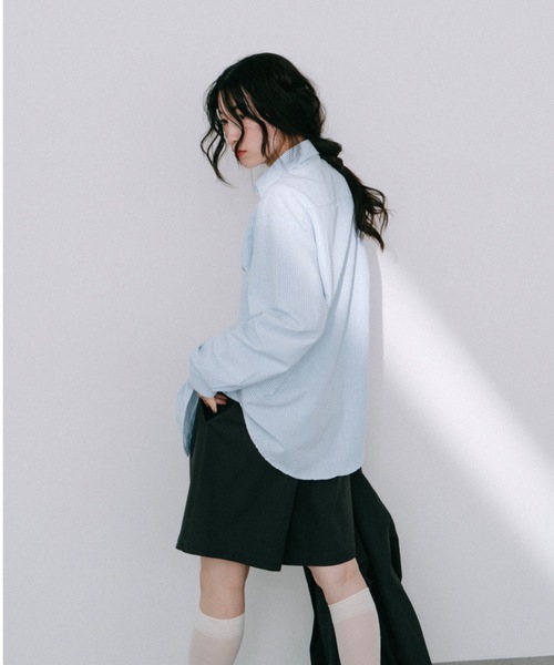 「DRWCYS」 長袖シャツ FREE ピンク レディース_画像4