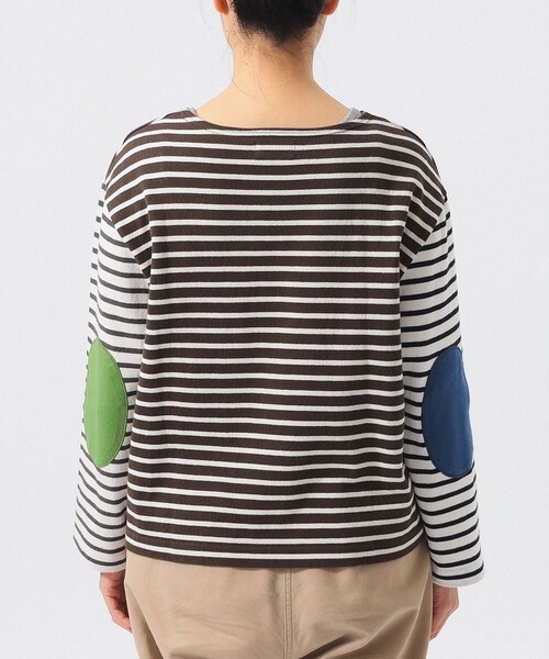 BEAMS BOY（ビームス ボーイ） tシャツ エルボーパッチ バスク