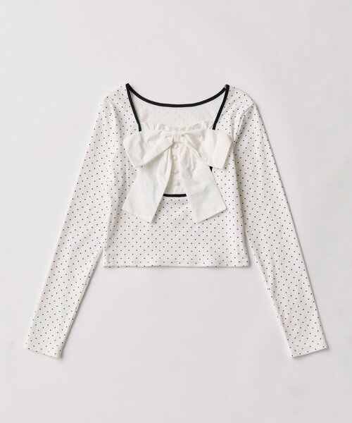「OLIVE des OLIVE」 長袖カットソー FREE ピンク レディース_画像9