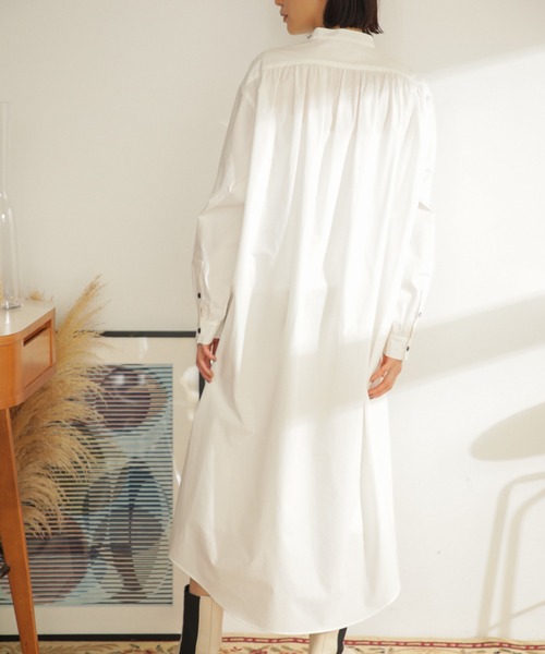 「mici」 長袖ワンピース ONE SIZE ブラック レディース_画像2
