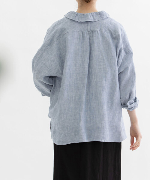 「nop de nod」 長袖ブラウス M オフホワイト レディース_画像6