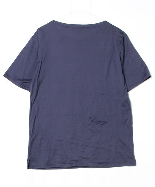「ato」 半袖Tシャツ 48 ネイビー メンズ_画像2