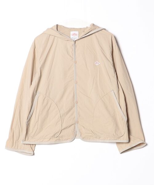 DANTON ベージュ ダウンジャケット　サイズS Danton（ダントン） ジャケット S ベージュ レディース : ZOZOTOWN