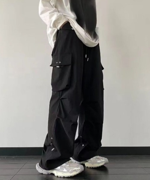 「lilful」 カーゴパンツ L ホワイト メンズ_画像8