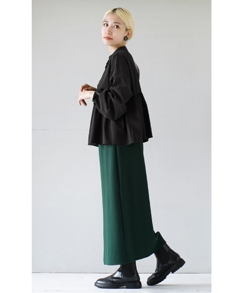 「zootie」 長袖ブラウス M ライトグレー レディース_画像4