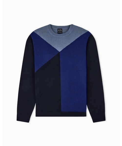 Giorgio Armani 幾何学模様 セーター ARMANI EXCHANGE セーター ニット 「A|X アルマーニ エクスチェンジ