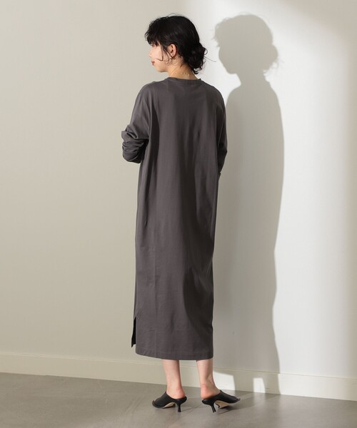 ワンピース ATON / スビン ロングスリーブドレス ATON スビン