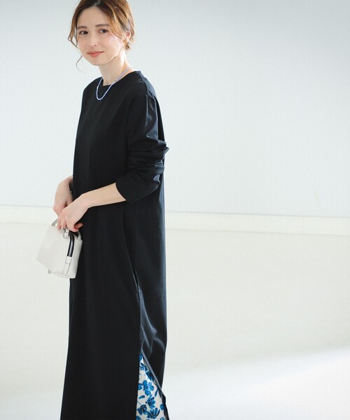 ワンピース ATON / スビン ロングスリーブドレス ATON スビン