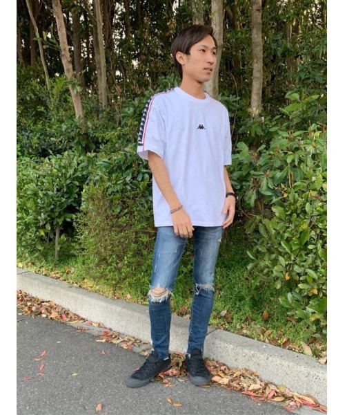 AZUL BY MOUSSY パンツ デニム ジーンズ CUT OFF CRASH SKINNY