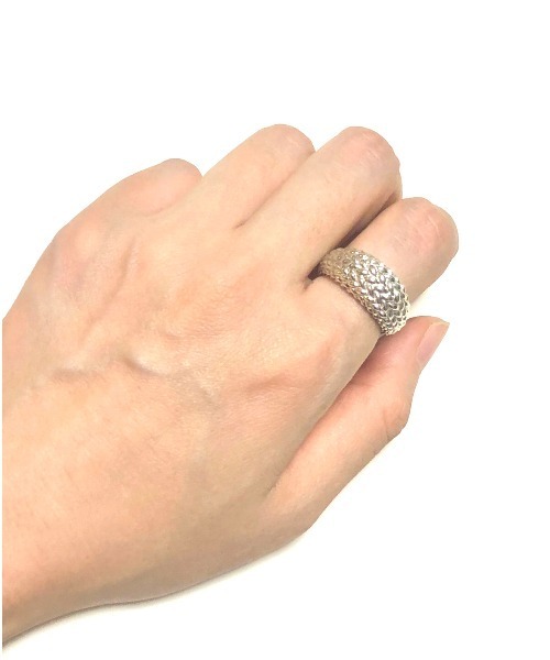 ATELIER COVA 指輪 リング シルバー925 チャンキーニットリング