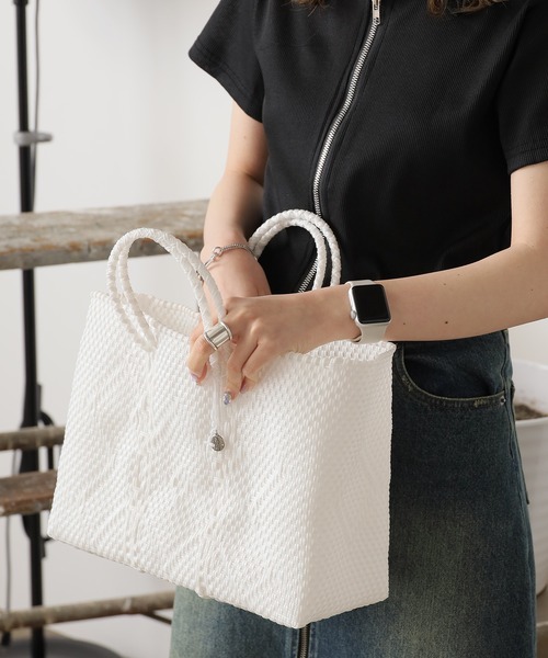 OJO DE MEX オホデメックス　カゴバック OJO DE MEX かごバッグ カゴバッグ MEX/オホデメックス Plastico