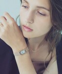 腕時計 レディース ソーラーウォッチ スクエア...の詳細画像5