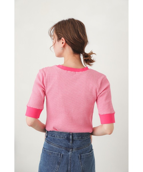 SENSE OF PLACE by URBAN RESEARCH tシャツ リンガーボーダーT