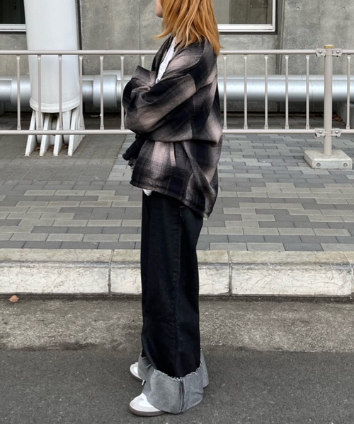 ジーンズ デニム デニムパンツ リバーロールアップデニムパンツ