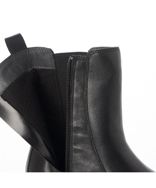 EVOL（イーボル） ブーツ 「EVOL」本革トラックソールサイドゴアブーツ