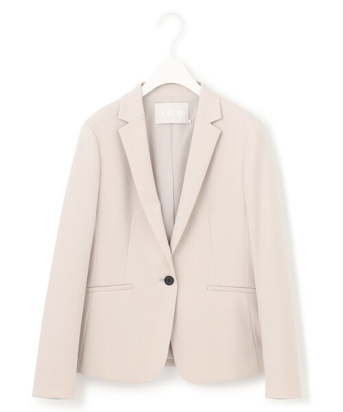 美品⭐️ICBウールストレッチジャケット ICB（アイシービー） ジャケット テーラードジャケット 「セットアップ