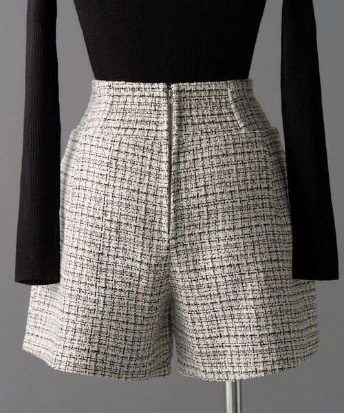 emiriawiz パンツ Classical tweed tuck pants レディース