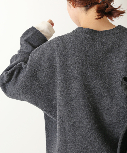 スピック＆スパン 2023定価14300円クルーネックウールニットプルオーバー スピック＆スパン 2023クルーネックウールニットプルオーバー レディース