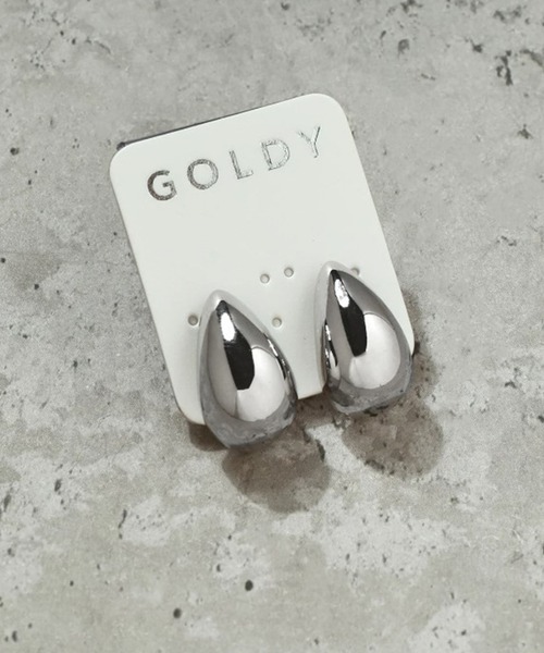 GOLDY（ゴールディ） ピアス 「GOLDY」メタル ドロップ ピアス