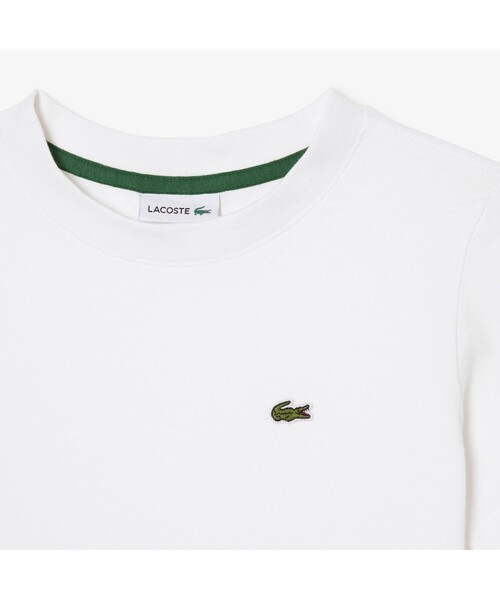LACOSTE ロゴパッチ Tシャツ LACOSTE tシャツ JUNIORベーシックワニロゴパッチTシャツ キッズ