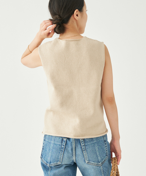 Plage 5G knit ベスト ベージュ plage ベスト 5G Knit レディース : ZOZOTOWN Yahoo!店 - 通販
