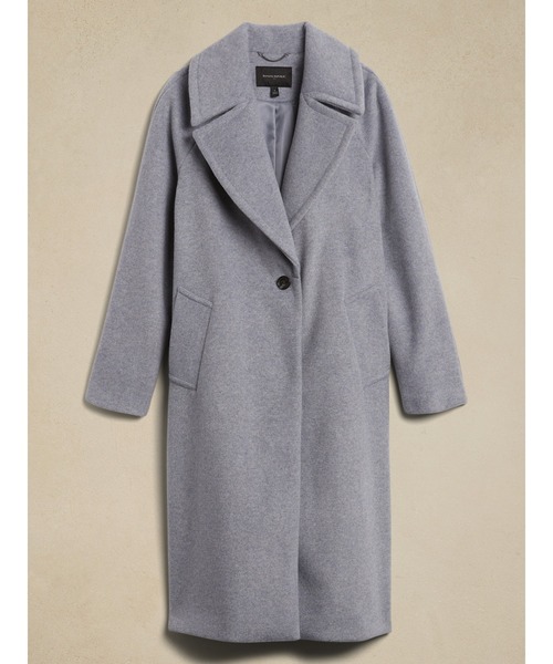 BANANA REPUBLIC FACTORY STORE」 チェスターコート S ブルー 