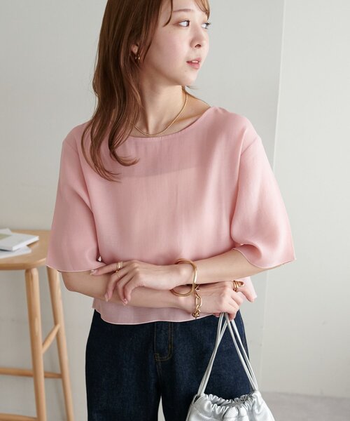 今期完売⭐︎シアーデニム金釦2wayシャツ 3シーズン着れる】シアーデニム金釦2WAYシャツ | La boutique BonBon