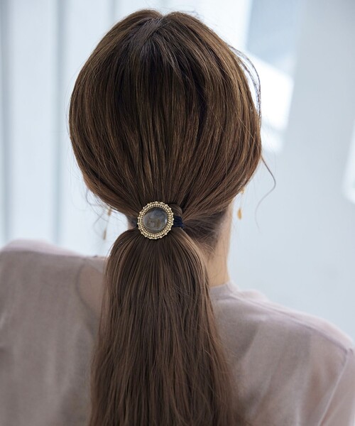 Tiaclasse ヘアゴム ポイントカラーストーンゴム : ZOZOTOWN Yahoo!店