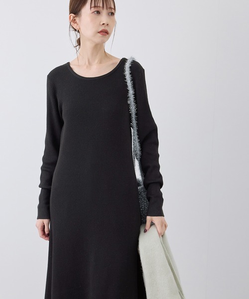 ROPE' PICNIC（ロペ ピクニック） ワンピース ラメリブニット