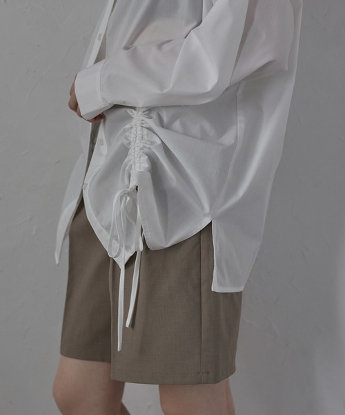 新品 タグ付き MOUSSY フロント リボン ギャザー ブラウス MOUSSY | FRONT RIBBON GATHER ブラウス (シャツ・ブラウス
