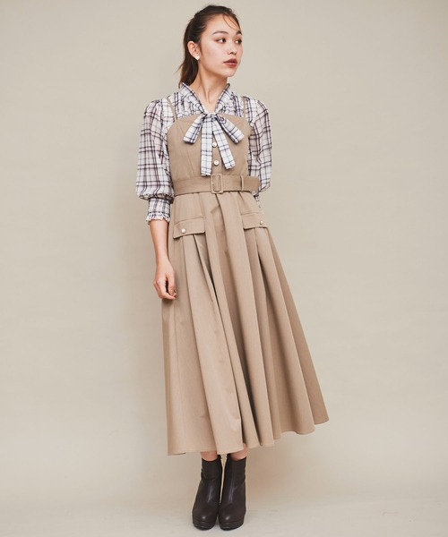 kETTY、未使用品、ベスト、ジャンパースカートセット 31 Sons de mode ジャンパースカート ミリタリー釦ジャンスカ