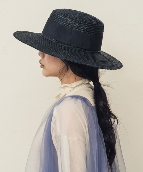 アンティーク キャノティエ 麦わら帽子 CLASKA Gallery & Shop ”DO” 帽子 ハット 麦わら帽子 ベビー48cm