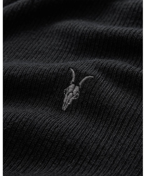 ALLSAINTS（オールセインツ） カーディガン MODE MERINO RAMSKULL OPEN