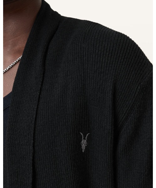 ALLSAINTS（オールセインツ） カーディガン MODE MERINO RAMSKULL OPEN
