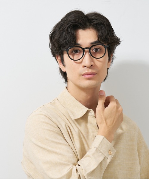 伊達メガネ メガネ 眼鏡 ボストン型 メガネ│Zoff｜ユナイテッド 