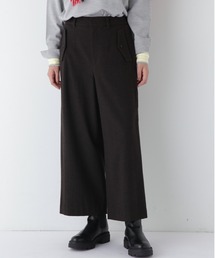 HumanWomanの ガウチョパンツ2点セット(アッシュ) human woman パンツ TOPツイルガウチョパンツ レディース