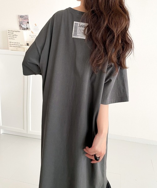 レイヤード風 メッシュ装飾 & Tシャツワンピース★可愛い お洒落 楽天市場】◇◇ワンピース ワンピ シャツワンピース レイヤード