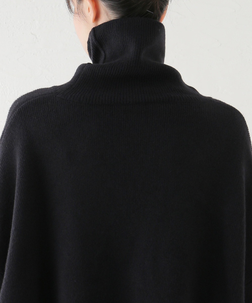 SEEALL ニット SEEALL EXTRA OVER HIGH NECK SWEATER SAU41 KJ681