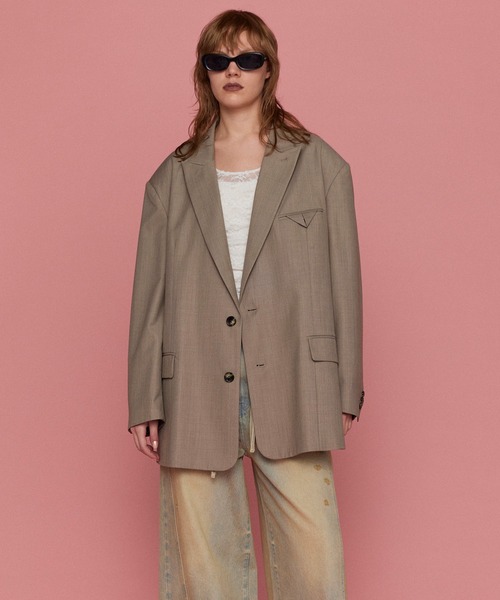 MAISON SPECIAL オーバーサイズテーラードジャケット MAISON SPECIAL ジャケット テーラードジャケット Oversize Single