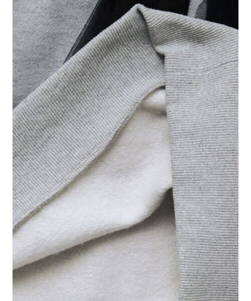 CALNAMUR tシャツ 2WAY RIBBON SWEAT/2WAYリボンスウェット