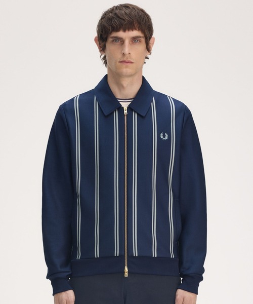 Fred Perry ストライプ トラックジャケット FRED PERRY フレッドペリー レジメンタル ストライプ トラック