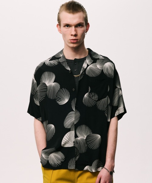 【着画あり】Schott レーヨン　シャツ Schott N.Y.C シャツ Schott/ショット/×PJ/×パイナップル