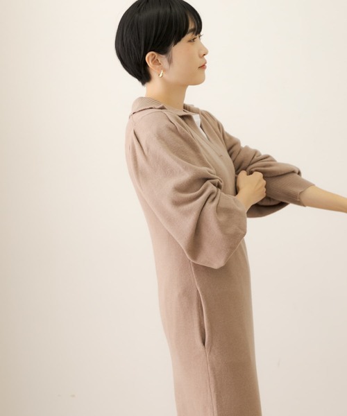URBAN RESEARCH Sonny Label ニットワンピース FREE ブラウン