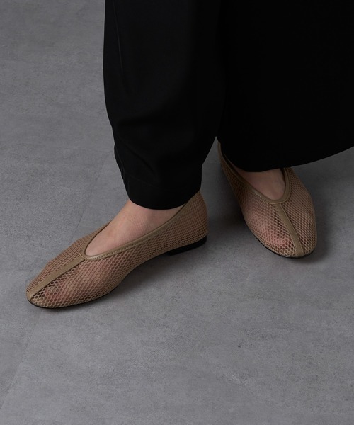 REMME（レメ） パンプス 「REMME」MESH＆SHEEP LEATHER メッシュ