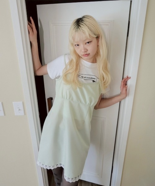 Smyeon Sweat lace skirt レース付きスウェットスカート セール】Sweat lace skirt/レース付きスウェットスカート