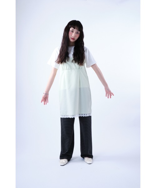 Smyeon ワンピース Lace cami onepiece/レース付きキャミワン