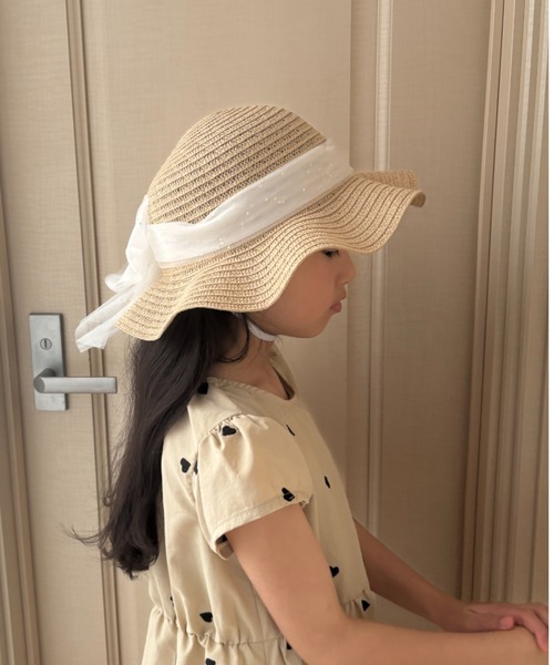 Kids Foret（キッズフォーレ） 帽子 ハット 洗えるたためるキラキラ