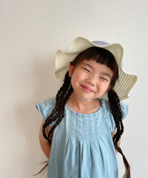 Kids Foret（キッズフォーレ） 帽子 ハット 洗えるたためるキラキラ