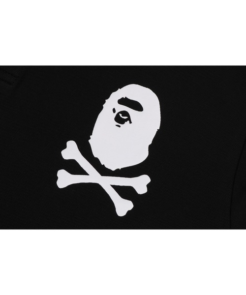 ☆ヒョンビンン☆ ポロシャツ Lサイズ a bathing ape A BATHING APE（アベイシングエイプ）ボーダーポロシャツ L
